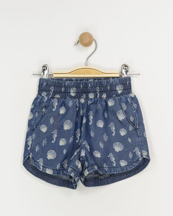Picture of YX1611- GILRL COTTON SHORTS DENIM LOOK